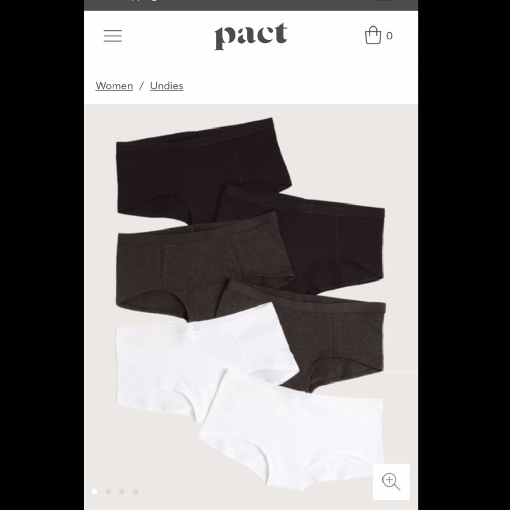 Women’s Basics Boy Shorts Six Pack